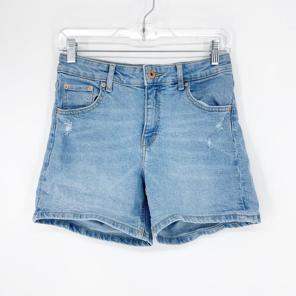 Bershka Distressed Denim Short Size 4
